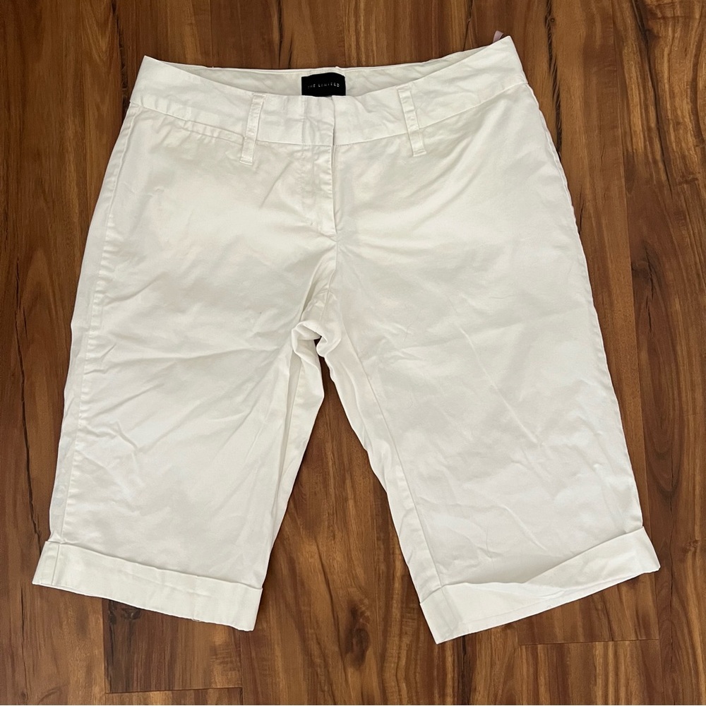 The Limited White Women's Bermuda Shorts Drew Fit 4